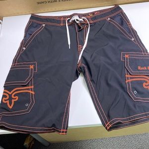 Like New Rock Revival board shorts size 34